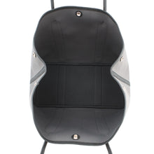 Load image into Gallery viewer, HERMES Garden Party Ardoise/Black Negonda Leather Toile Military Size PM
