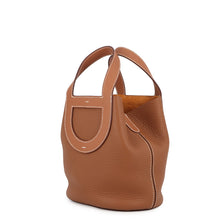将图像加载到图库查看器中，HERMES In the loop Gold Taurillon Clemence Swift Leather Size 18
