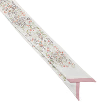 Load image into Gallery viewer, GUCCI Printed Silk Ribbon Scarf Aquamarine/Pink783189 3G001 3972 Silk100%

