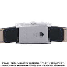 将图像加载到图库查看器中，JAEGER-LE COULTRE Reverso Tribute Duo Small Seconds H47mm×W28.3mm Stainless Steel Leather Blue/Silver DialQ3988481
