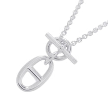 将图像加载到图库查看器中，HERMES Chaine d'Ancre Amulette Necklace SV925
