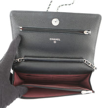 Load image into Gallery viewer, CHANEL Matelasse Classic Chain Wallet BlackAP0250-Y01588-C3906 Caviar Leather
