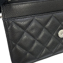 Load image into Gallery viewer, CHANEL Matelasse Classic Chain Wallet BlackAP0250-Y01588-C3906 Caviar Leather
