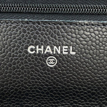 Load image into Gallery viewer, CHANEL Matelasse Classic Chain Wallet BlackAP0250-Y01588-C3906 Caviar Leather
