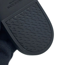 Load image into Gallery viewer, HERMES Mykonos Sandals Black Rubber Size 36
