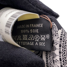 将图像加载到图库查看器中，HERMES Twilly Merveilleuse Lantern Black/White Silk100%
