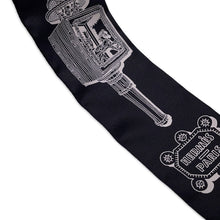 将图像加载到图库查看器中，HERMES Twilly Merveilleuse Lantern Black/White Silk100%
