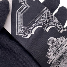 将图像加载到图库查看器中，HERMES Twilly Merveilleuse Lantern Black/White Silk100%

