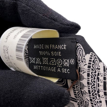 将图像加载到图库查看器中，HERMES Twilly Merveilleuse Lantern Black/White Silk100%
