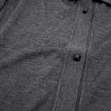 Load image into Gallery viewer, HERMES Medor Wood Button Cardigan Size 34 Gray5H2736DP Cashmere70% Silk30%
