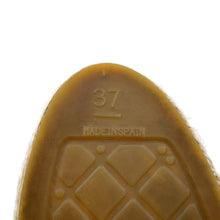 将图像加载到图库查看器中，CHANEL CC Logo espadrilles Black/SilverG29762 Patent Leather Raffia Size 37

