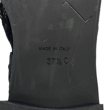 Load image into Gallery viewer, CHANEL Embroidery Grosgrain short boots BlackG45519-B15907-94305 race Size 371/2
