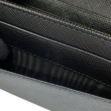 Load image into Gallery viewer, PRADA Bifold WalletNagazai Cloth Black1MH132_QWA_F0002 Saffiano LeatherLeather
