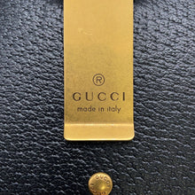 Load image into Gallery viewer, GUCCI GG Marmont Money Clip Black436022 Leather
