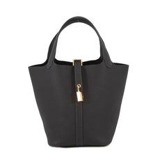 将图像加载到图库查看器中，HERMES Picotin Lock Caban Taurillon Clemence Size PM
