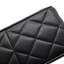 Load image into Gallery viewer, CHANEL ChainShoulder Fringe Black Lambskin

