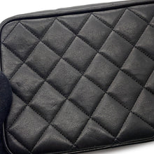 Load image into Gallery viewer, CHANEL ChainShoulder Fringe Black Lambskin
