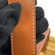将图像加载到图库查看器中，LOEWE Basket Bag Natural/Orange/BrownA223S92X01 Raffia Leather Size Medium
