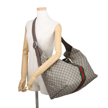 将图像加载到图库查看器中，GUCCI Jackie 1961 GG Supreme One Shoulder Bag Beige/Brown758684 FACIP 8747 GG Supreme Leather Size Medium
