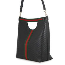 将图像加载到图库查看器中，GUCCI Gillio Large Tote Japan Limited Edition Black865452 MicroGuccissimaLeather Size Large
