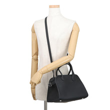Load image into Gallery viewer, The Row Soft Margaux BlackW1190L133BLPL Calf Leather Size 10
