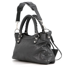 Load image into Gallery viewer, BALENCIAGA The First 2WAY Handbag Gray103208 Leather
