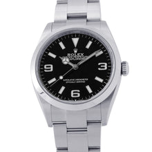 将图像加载到图库查看器中，ROLEX Explorer 36 W36mm Stainless Steel Black Dial124270
