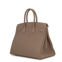 将图像加载到图库查看器中，HERMES Birkin Etoupe Togo Leather Size 35
