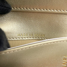 Load image into Gallery viewer, CHANEL CC Logo Small Flap Wallet Light GoldAP4655 MetalicCaviar Leather
