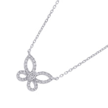 Load image into Gallery viewer, GRAFF Butterfly Silhouette Diamond Pendant Necklace Size MiniRGP808 18K White Gold
