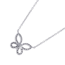 Load image into Gallery viewer, GRAFF Butterfly Silhouette Diamond Pendant Necklace Size MiniRGP808 18K White Gold
