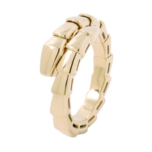 将图像加载到图库查看器中，BVLGARI Serpenti Viper Ring Size M/Approximately sizes 11-13358635 18K Yellow Gold
