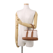 Load image into Gallery viewer, HERMES Neo Garden Ecru/Gold Toile H Negonda Leather Size 23
