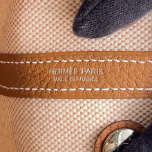 Load image into Gallery viewer, HERMES Neo Garden Ecru/Gold Toile H Negonda Leather Size 23
