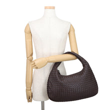 将图像加载到图库查看器中，Bottega Veneta INTRECCIATO Hobo Handbag Dark Brown115653V00162072 Leather
