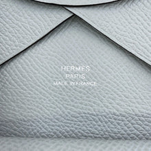Load image into Gallery viewer, HERMES Calvi Duo Blue Gacier Epsom

