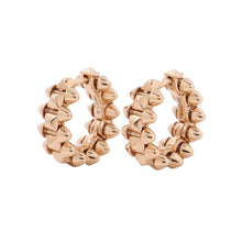Load image into Gallery viewer, CARTIER Crash Do Cartier Hoop Earrings Mini Model Size MiniB8301520 18K Pink Gold
