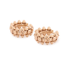 Load image into Gallery viewer, CARTIER Crash Do Cartier Hoop Earrings Mini Model Size MiniB8301520 18K Pink Gold
