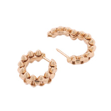 Load image into Gallery viewer, CARTIER Crash Do Cartier Hoop Earrings Mini Model Size MiniB8301520 18K Pink Gold
