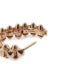 Load image into Gallery viewer, CARTIER Crash Do Cartier Hoop Earrings Mini Model Size MiniB8301520 18K Pink Gold
