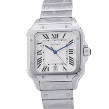 Load image into Gallery viewer, CARTIER Santos de Cartier LM W39.8mm Stainless Steel Silver DialWSSA0018
