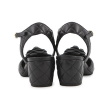 Load image into Gallery viewer, CHANEL Camellia Pumps BlackG38365 Lambskin Size 36C
