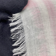 Load image into Gallery viewer, CHANEL CC Logo Large Stole Pink/White Cashmere100%
