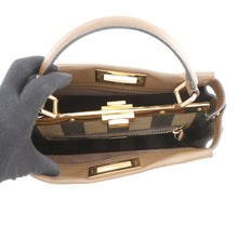 Load image into Gallery viewer, FENDI Peekaboo 2WAYHandbag Brown8BN290 Leather Size regular
