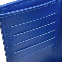 Load image into Gallery viewer, CHANEL Boy Chanel Tri-Fold Wallet BlueA84385 Caviar Leather
