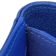 Load image into Gallery viewer, CHANEL Boy Chanel Tri-Fold Wallet BlueA84385 Caviar Leather
