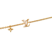将图像加载到图库查看器中，LOUIS VUITTON Bracelet・LV Iconic GoldM00587 Metal Rhinestone

