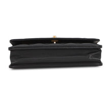 将图像加载到图库查看器中，CHANEL Matelasse Chain wallet Black Caviar Leather
