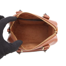 Load image into Gallery viewer, CELINE Cuir Triomphe 2WAY Travel Bag Tan113773DU3.04LU Smooth Calf Leather Size Small

