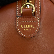 Load image into Gallery viewer, CELINE Cuir Triomphe 2WAY Travel Bag Tan113773DU3.04LU Smooth Calf Leather Size Small
